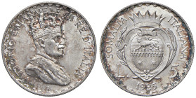 Vittorio Emanuele III (1900-1946) Somalia - 5 Lire 1925 - Nomisma 1446 AG R Insignificanti segnetti da contatto
FDC