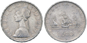 Repubblica italiana - 500 Lire 1957 Prova - AG (g 11,00) RRR
qSPL