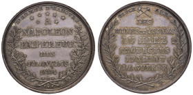 MEDAGLIE NAPOLEONICHE Medaglia 1804 L’armata di Hanovre a Napoleone - Bramsen 362 AG (g 28,68 - Ø 44 mm) Minimo colpetto al bordo
SPL+