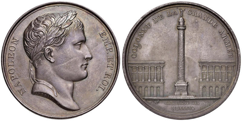 MEDAGLIE NAPOLEONICHE Medaglia 1805 Colonna della Grande Armata - Opus: Andrieu;...