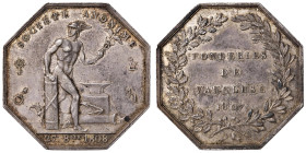 MEDAGLIE NAPOLEONICHE Medaglia 1808 Fonderie di Vaucluse - Opus: Merlen - Bramsen 753 - AG (g 16,40 - Ø 33 mm). Segnetti nei campi.
SPL/BB