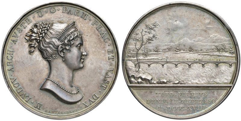 Parma Maria Luigia d'Austria (1815-1847) Medaglia coniata, emessa nel 1818, per ...