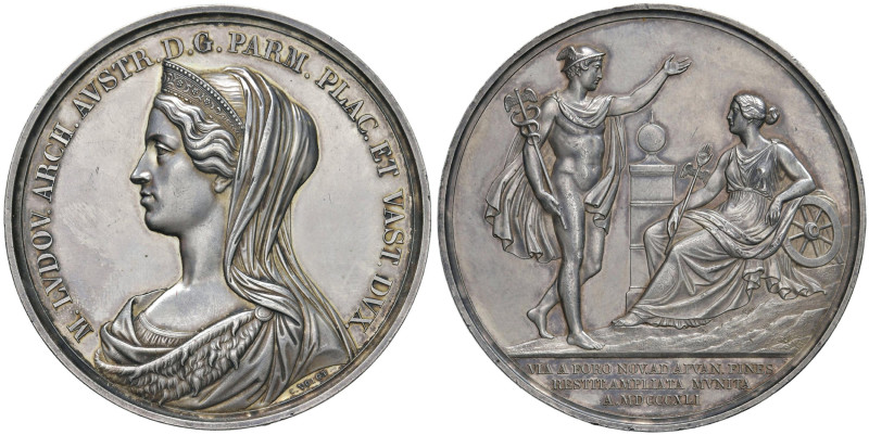 Parma Maria Luigia d'Austria (1815-1847) Medaglia coniata, emessa nel 1841, per ...