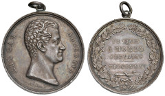 MEDAGLIE DEI SAVOIA Carlo Alberto (1831-1849) Medaglia 1835 distribuita ai medici che avevano assistito i colerosi - Opus: Galeazzi AG (g 30,78 - Ø 35...