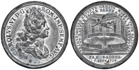 AUSTRIA Carlo VI (1711-1740) Medaglia 1714 per la pace di Baden - Opus: Vestner - MB (g 23,27 - 44 mm)
qFDC