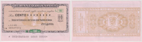 Miniassegni - Banco di Napoli - Un. Comm. SAVONA del 02/02/1976. Solo 3 esemplari conosciuti Rif. Palermo BDN1 RRRRR
BB+
