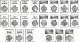 Lot of (11) Comitia Americana and Related Medals. (1974-1976) U.S. Mint, National Bicentennial Facsimiles. Pewter. (NGC).
38 mm. Included are: Washin...