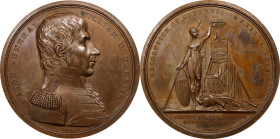 "1813" Major General William Henry Harrison / Battle of the Thames Medal. By Moritz Furst. Julian MI-14. Bronze. About Uncirculated, Cleaned, Stained....