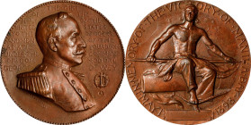 1898 Battle of Manila Bay (Dewey) Medal. By Daniel Chester French, Struck by Tiffany & Co. Bronze. About Uncirculated, Loop Removed.
46.2 mm. Obv: Un...