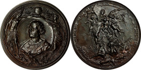 1892-1893 World's Columbian Exposition Cristoforo Colombo Medal. By Luigi Pogliaghi (designer) and Angelo Cappucio (engraver). Eglit-106, Rulau-B10. B...