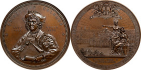 1892 World's Columbian Exposition Cristoforo Colombo Medal. Eglit-582. Bronze. MS-65 BN (NGC).
90 mm.