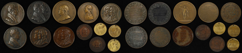 Lot of (13) Benjamin Franklin and Lafayette Medals.
Included are: (9) Franklin;...