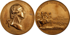 "1776" (20th Century) Washington Before Boston Medal. Third U.S. Mint Issue. Musante GW-09-US3, Baker-49C, Failor-Hayden 401. Yellow Bronze. About Unc...
