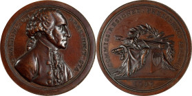 "1797" (ca. 1859) Sansom Medal. First Reissue. Musante GW-59, Baker-72A, Julian PR-1. Bronze. About Uncirculated, Light Scuffs.
40.7 mm.