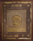 Framed 1859 Declaration of Independence Plaque. By Samuel H. Black of New York. Gilt Copper, thin. Extremely Fine.
10.5 inches x 12.5 inches. A varia...