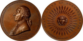 Undated (1902) Grand Lodge of Pennsylvania Medal. Baker O-297. Bronze. Mint State.
51.5 mm.