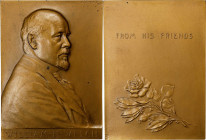 Undated (1910) William H. Welch Plaque. By Victor David Brenner. Smedley-90. Bronze. Choice Mint State.
57 mm x 77 mm, plaque.
Sold by the Yale Univ...