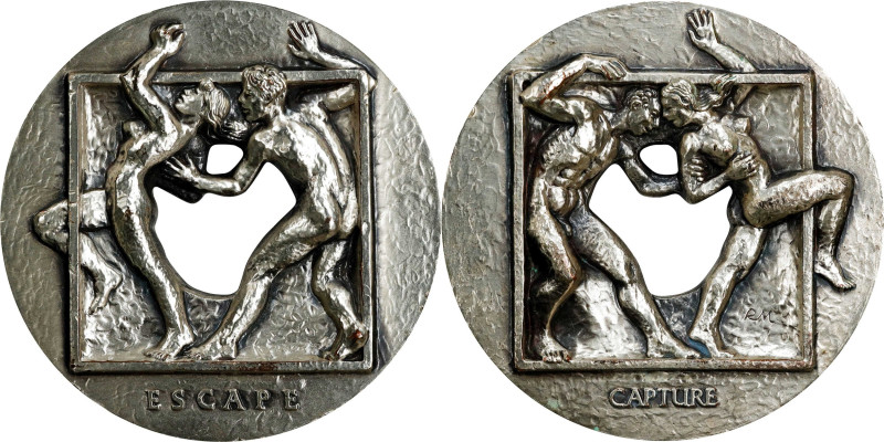 1985 Escape and Capture Medal. By Richard McDermott Miller. Alexander-SOM 112.1....