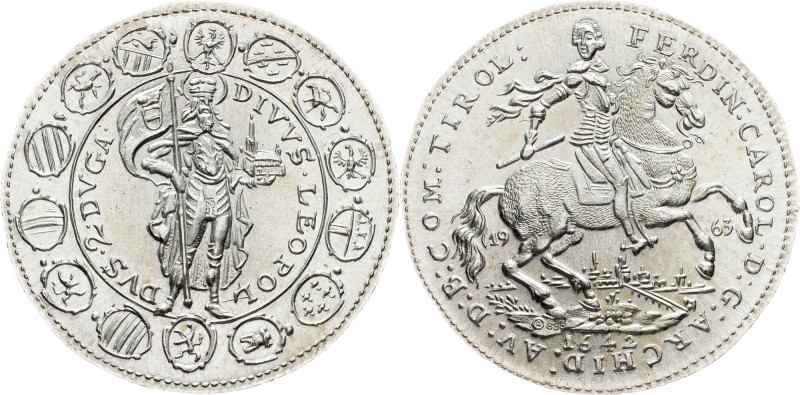Austria, 2 Ducats 1963 (1642) Austria, 2 Ducats 1963 (1642), 6,5 g, Ag (835/1000...