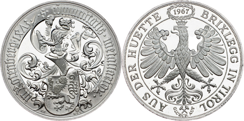 Austria, Token 1967 Austria, Token 1967, 5,86 g, Ag (835/1000)|Brixlegg in Tirol...