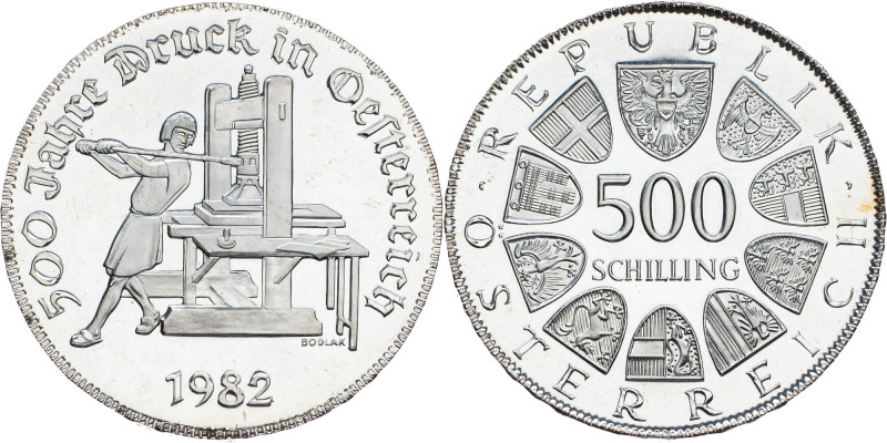 Austria, 500 Schilling 1982, Vienna Austria, 500 Schilling 1982, Vienna, KM# 295...