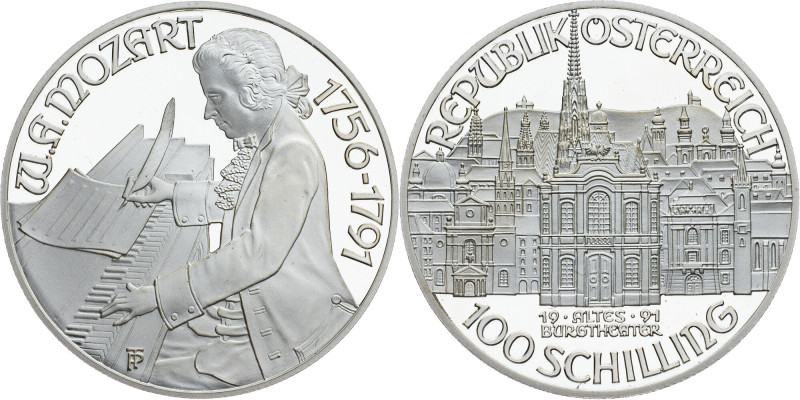 Austria, 100 Schilling 1991, Vienna Austria, 100 Schilling 1991, Vienna, KM# 299...