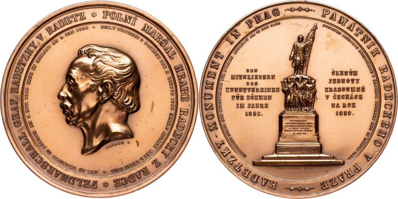 Austria-Hungary, Medal 1859, Vienna Franz Joseph I., Medal 1859, Vienna, 131 g, ...
