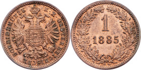 Austria-Hungary, 1 Kreuzer 1885, Vienna