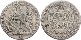 Austrian Netherlands, 1 Escalin 1753, Bruges