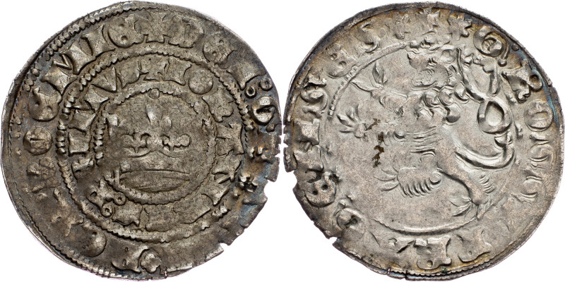 John of Bohemia, Prague Groschen, Kuttenberg John of Bohemia, Prague Groschen, K...