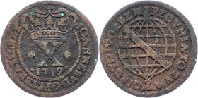 Brazil, 10 Reis 1719