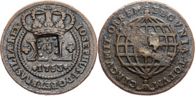 Brazil, 40 Reis 1753