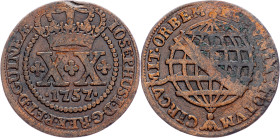 Brazil, 20 Reis 1757