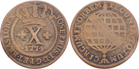 Brazil, 10 Reis 1774
