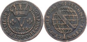 Brazil, 5 Reis 1774