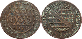 Brazil, 20 Reis 1775