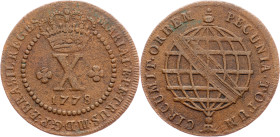 Brazil, 10 Reis 1778