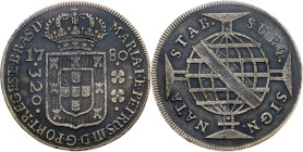 Brazil, 320 Reis 1780