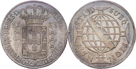 Brazil, 640 Reis 1783