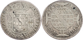 Brazil, 320 Reis 1784