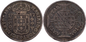 Brazil, 160 Reis 1787