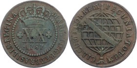 Brazil, 20 Reis 1787