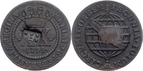 Brazil, 20 Reis 1799