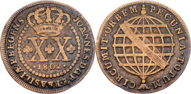 Brazil, 20 Reis 1802