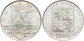 Czechoslovakia, 50 Korun 1991