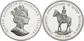 Falkland Islands, 50 Pence 1993