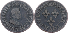 France, Double Tournois 1603