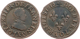 France, Double Tournois 1616