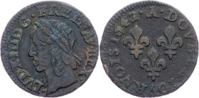 France, Double Tournois 1642