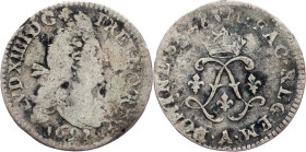 France, 4 sols 2 deniers 1692, A